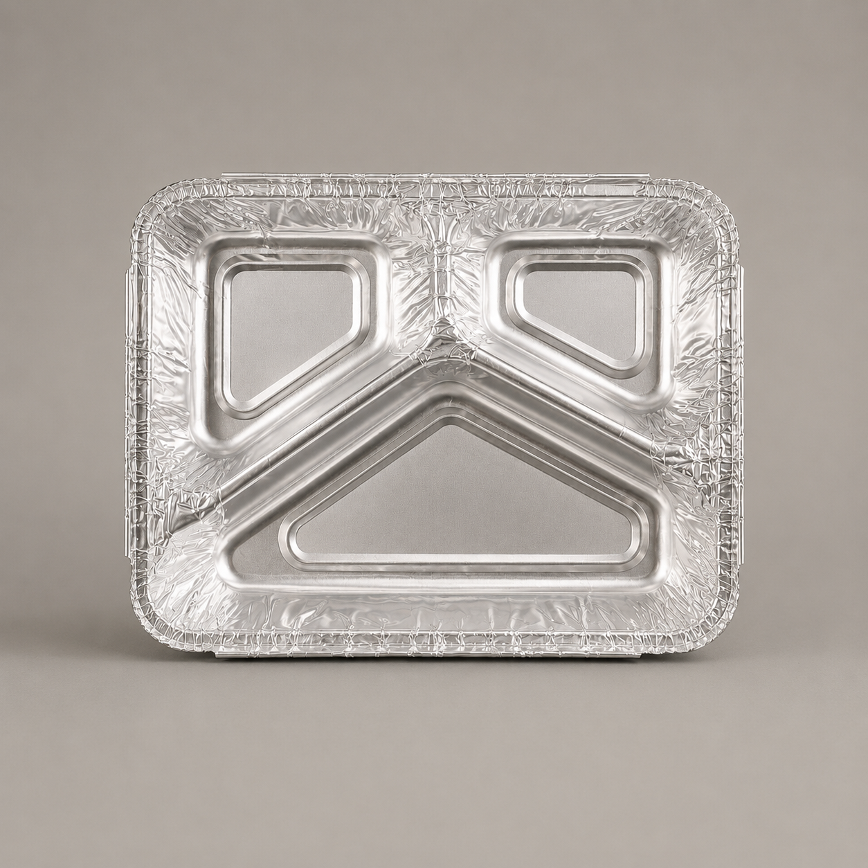 3 Compartment Aluminium Foil Trays (Pack of 400) - Image 3