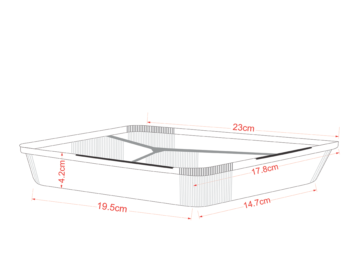 3 Compartment Aluminium Foil Trays (Pack of 400) - Image 4