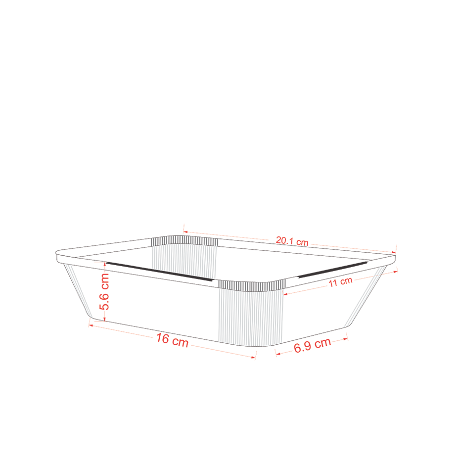 6A Aluminium Foil Containers (Pack of 500) - Image 4