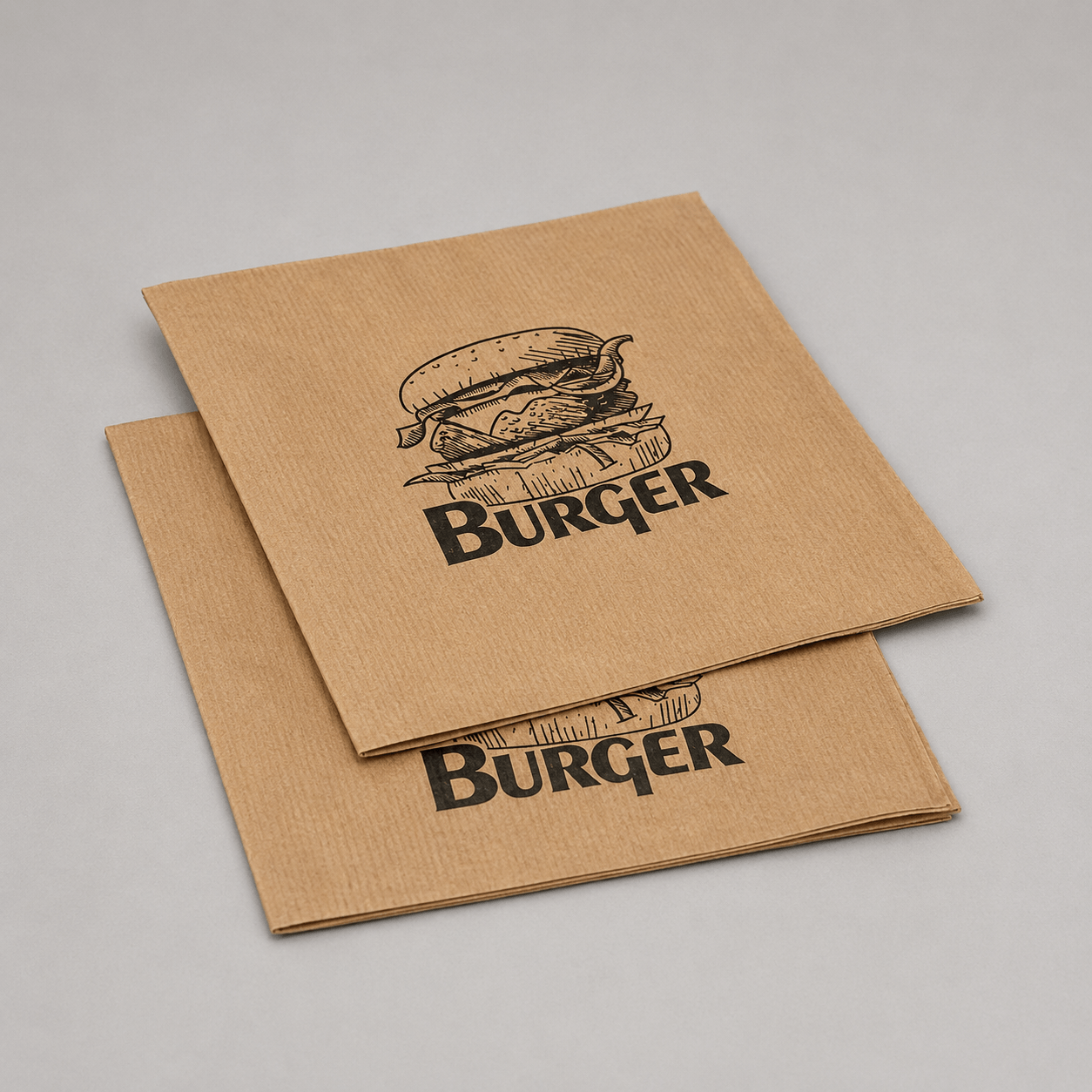 Greaseproof Burger Cover (Brown) (Pack of 900)