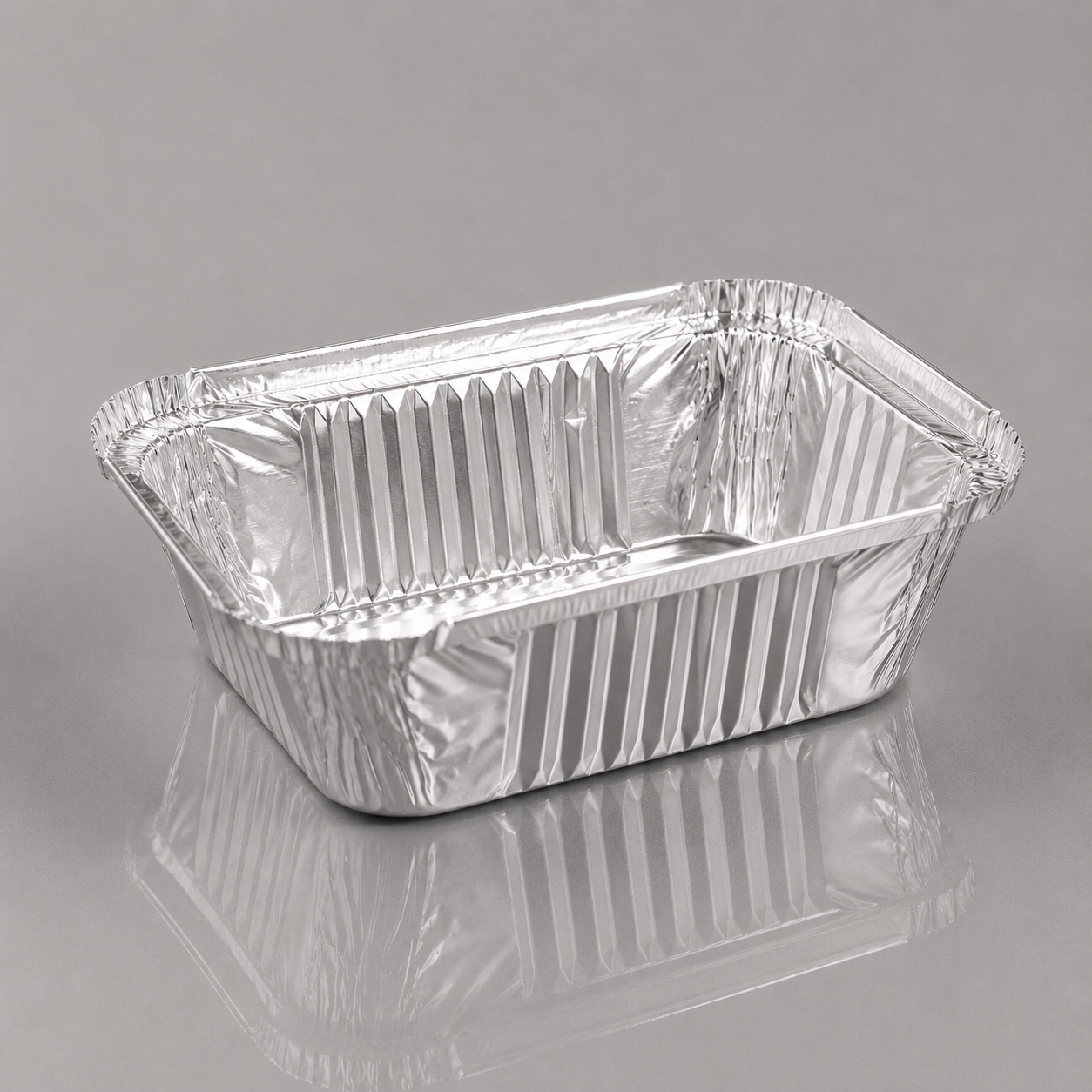 No.2 Aluminium Foil Containers + Lids (Pack of 400) - Image 2