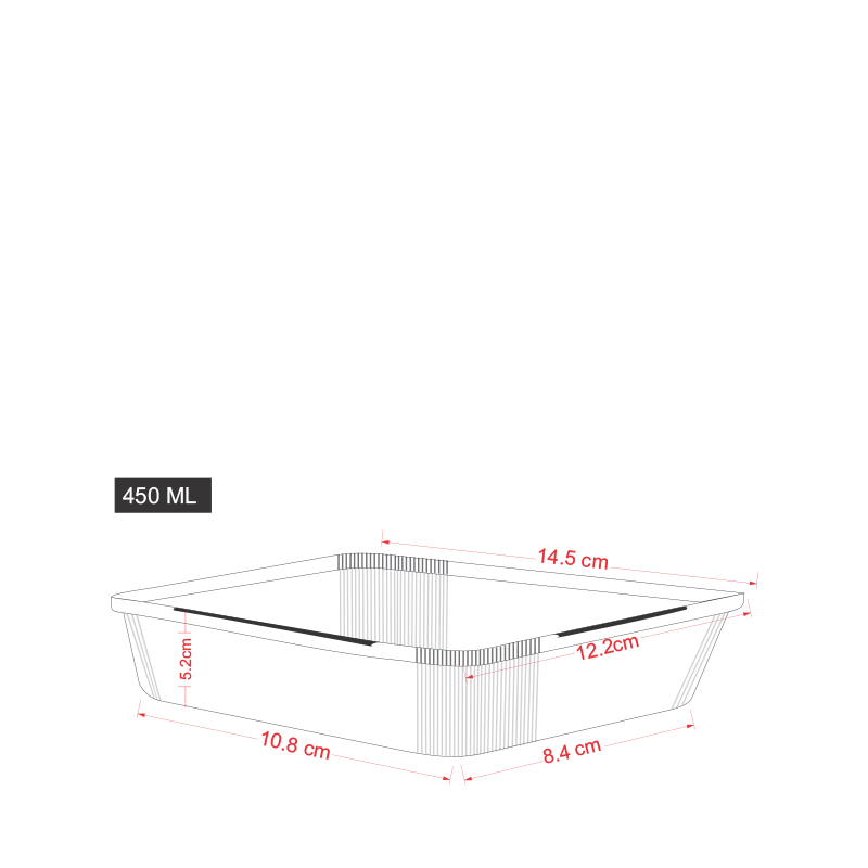 No.2 Aluminium Foil Containers + Lids (Pack of 400) - Image 6